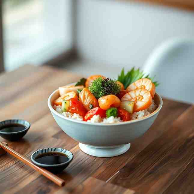 Make Sushi At Home - Easy Kaisen-Don Rice Bowl Recipe